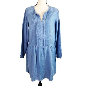 Old Navy Light Wash Chambray Dress M